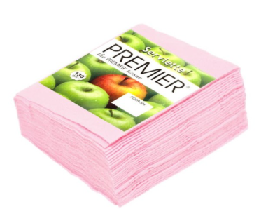 Premier Serviette Pink Napkin Tissue 60 Pack x 130g